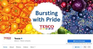 Tesco Seasonal 'Bursting with Pride' refresh