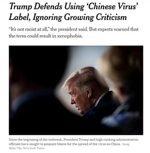 Trump defends himself during Coronavirus