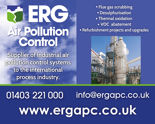 ERG Air Pollution Control advert design