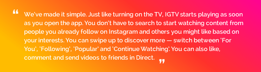 How IGTV works - Instagram's TV app