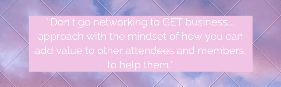 Effective networking advice quote